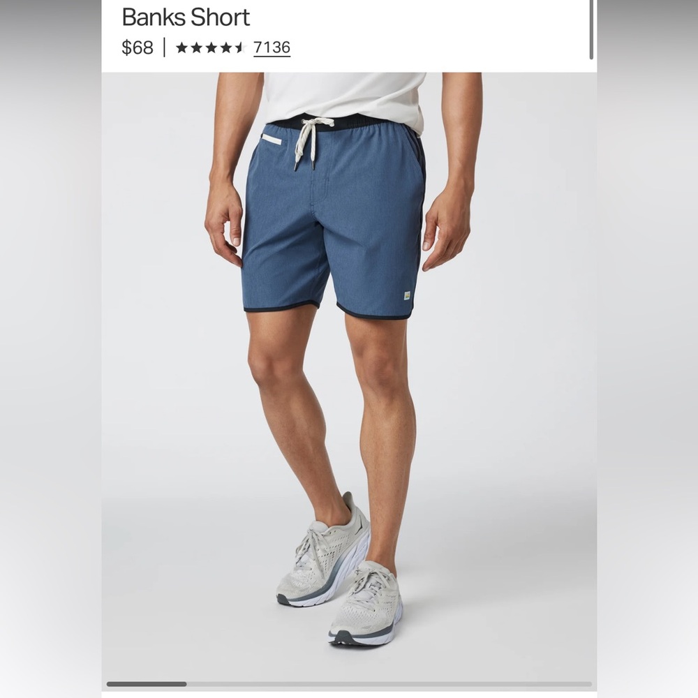 Vuori Men’s Banks Shorts